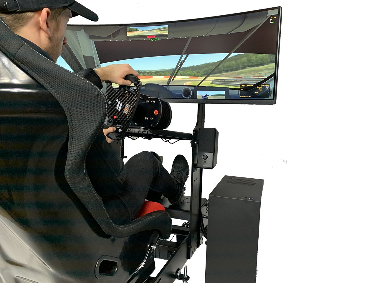 FPZERO Clubsport simulator with Acer 49" Super UltraWide display