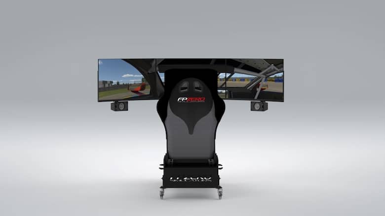 FPZERO Pro II {{ label }} Simulator with triple 32" 144hz screens
