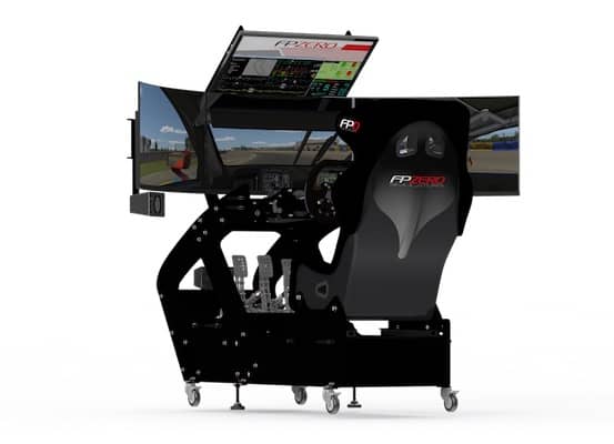 FPZERO Pro II Simulator with triple 65" 4k 120hz wrap around screens