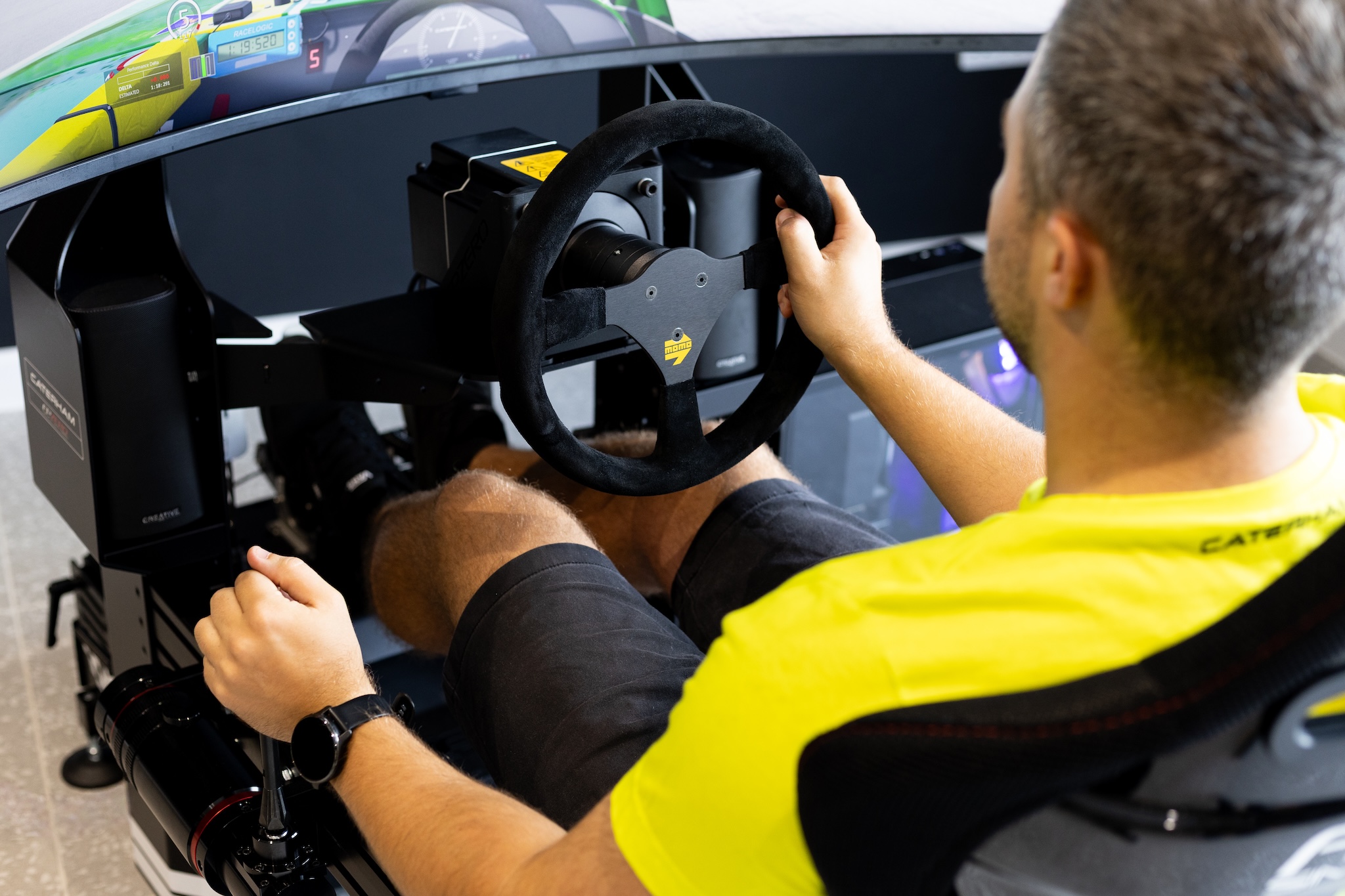 The optimal seating position - Caterham Clubsport Simulator
