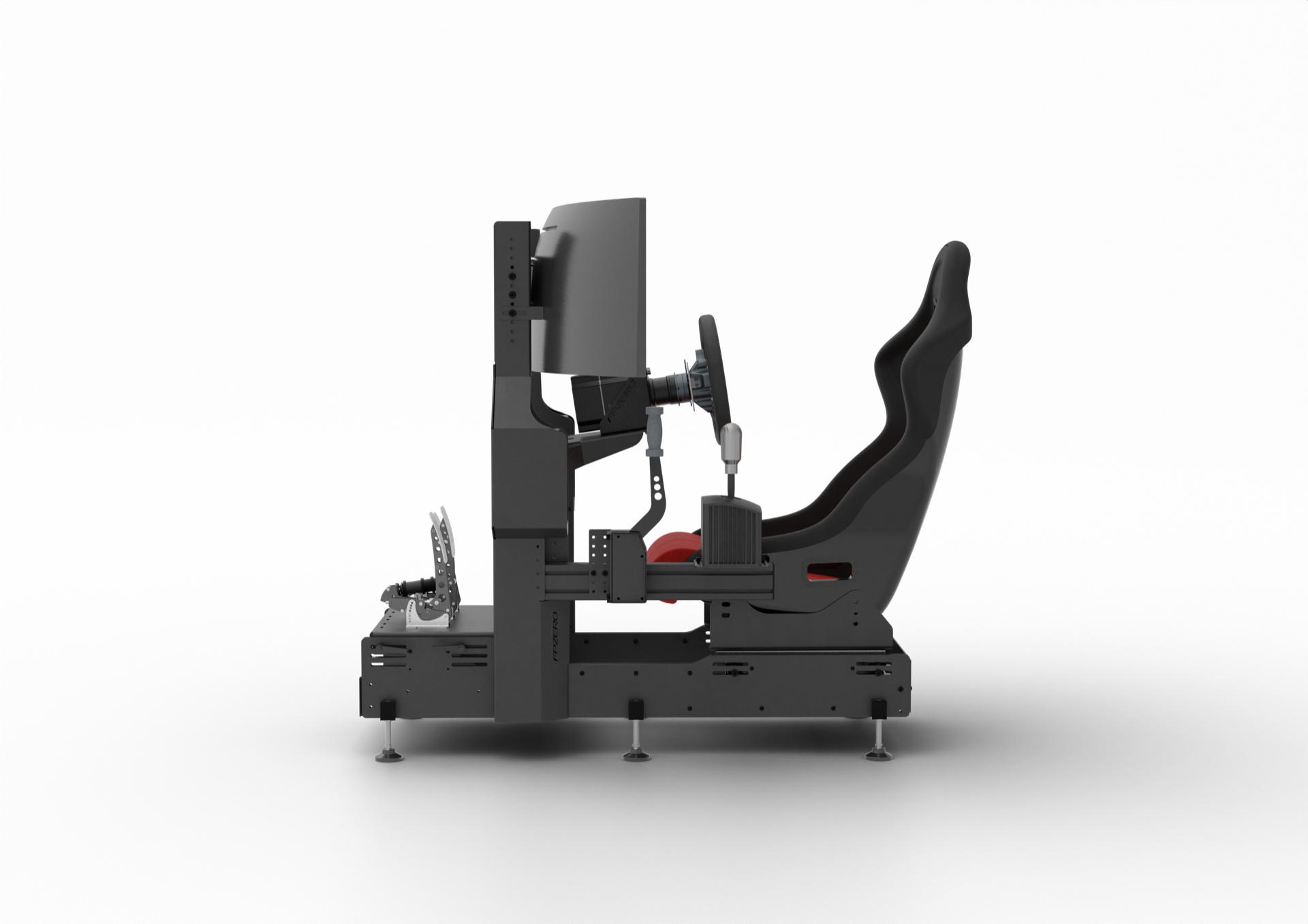 Clubsport Simulator - 49 inch, Fanatec CSS SQ Shifter side on