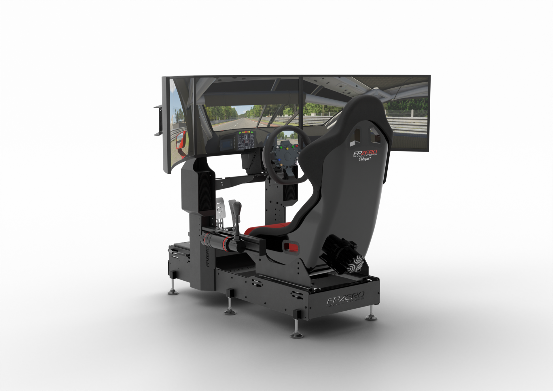 Clubsport Simulator - Triple 32 inch, BDH H2SQ Shifter