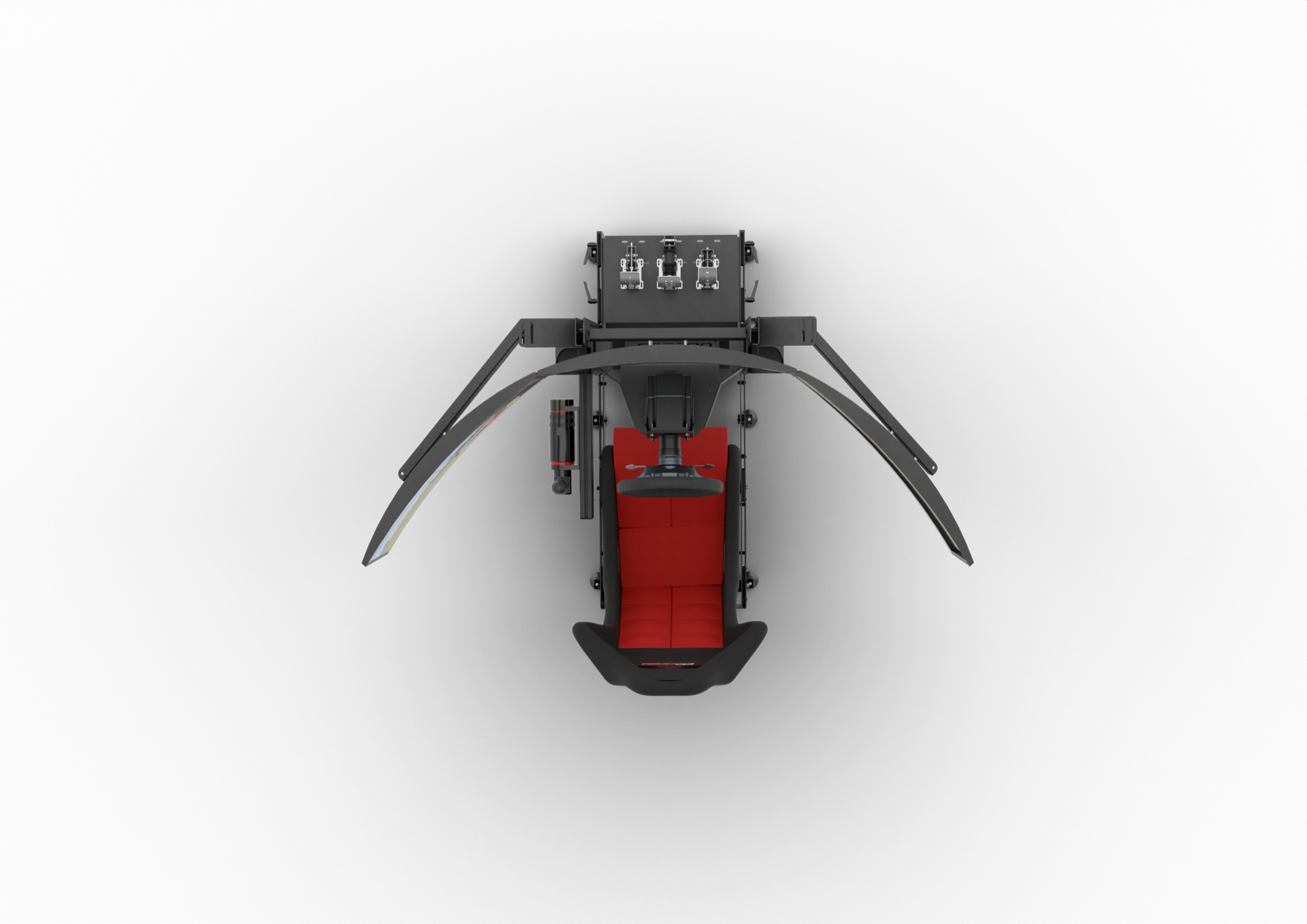 Clubsport Simulator - Triple 32 inch top view