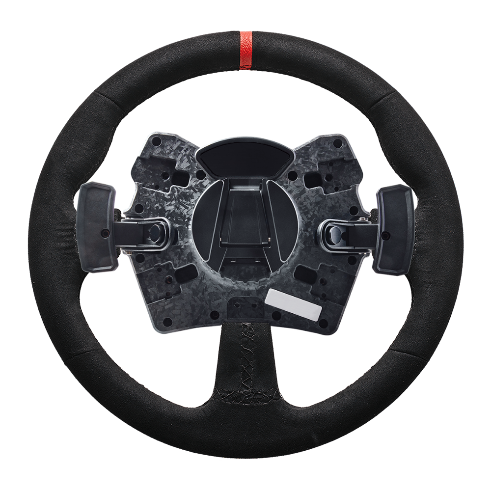 Asetek Forte GT Steering Wheel - Alcantara Comfort+ Round