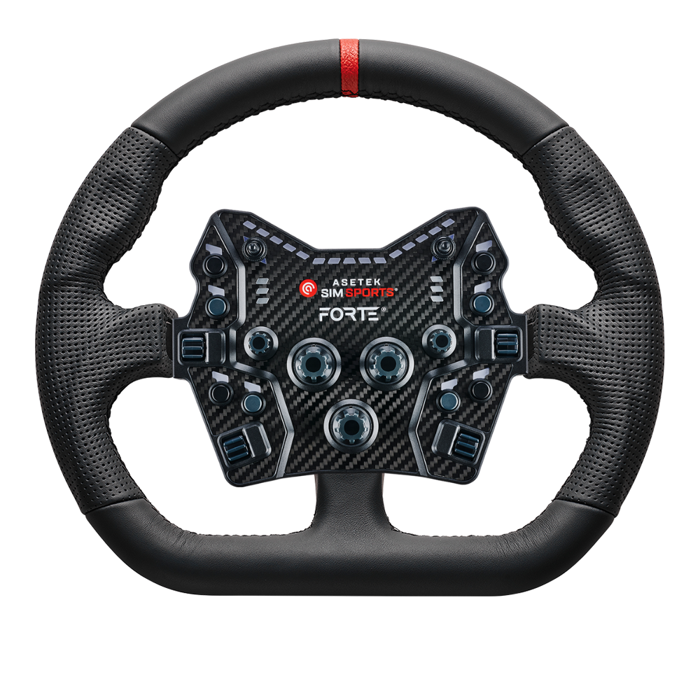 Asetek Forte GT Steering Wheel - D Shape