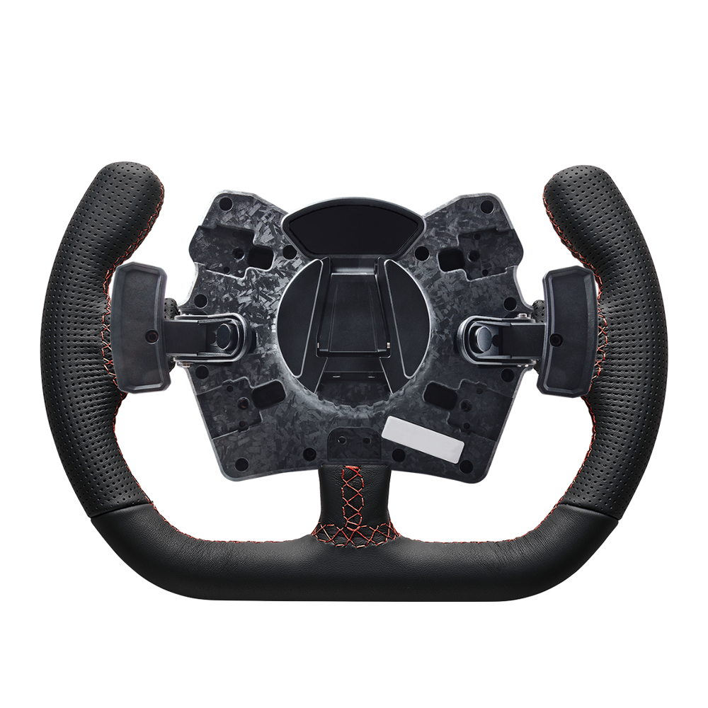Asetek Forte GT Steering Wheel - D Shape, Open top