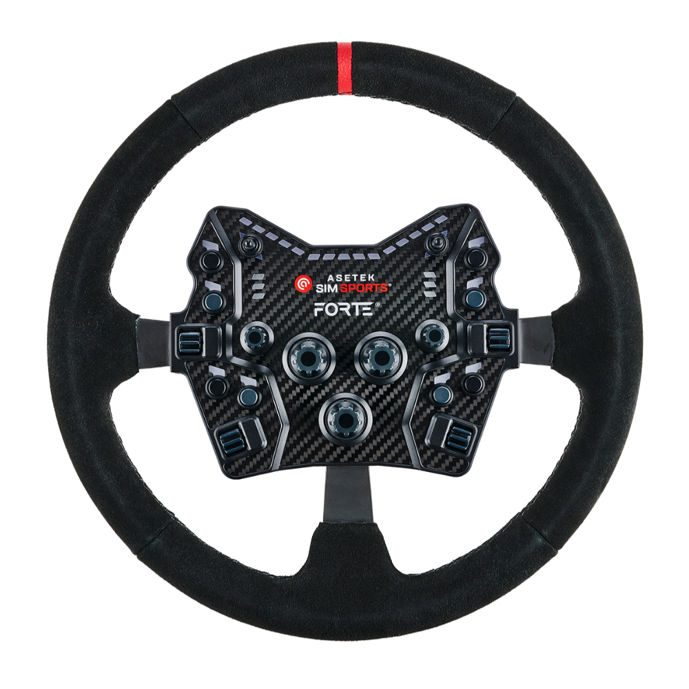 Asetek Forte GT Steering Wheel - Rally 350mm